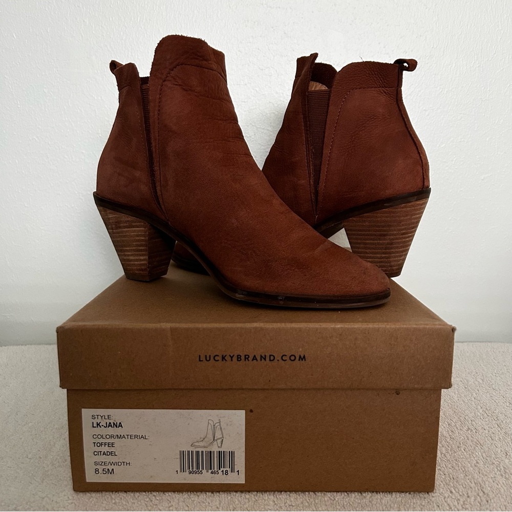 SOLD Lucky Brand Leather Booties